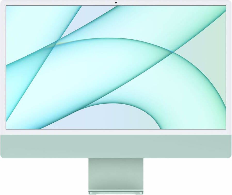 Apple iMac 24"(2021)MGPH3N/A, M1 chip, 8GB, 256GB ssd, 8 core GPU groen