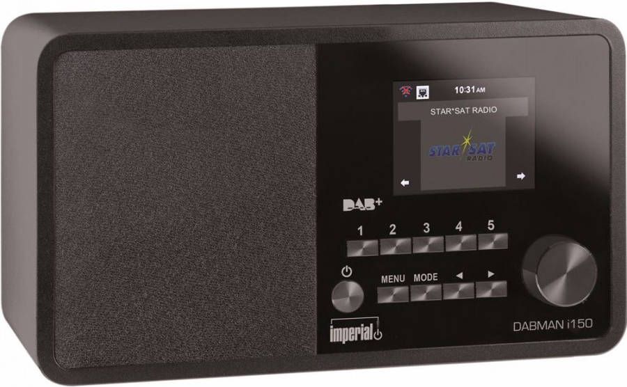 Imperial DABMAN I150 Dab+ En Internetradio Zwart