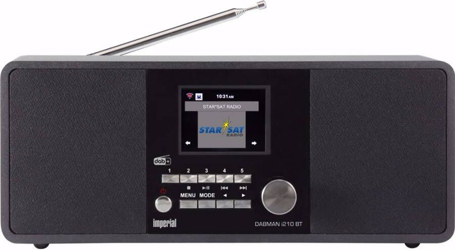 Imperial DAB radio Dabman i210 BT(Zwart )