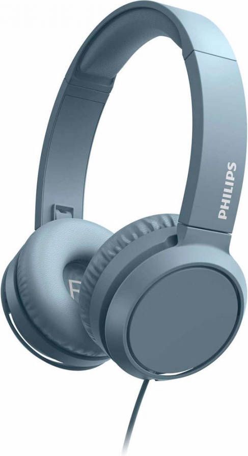 Philips Tah4105bl Supra aurale Hoofdtelefoon Bedraad 32 Mm Driver Compact Opvouwbaar Blauw