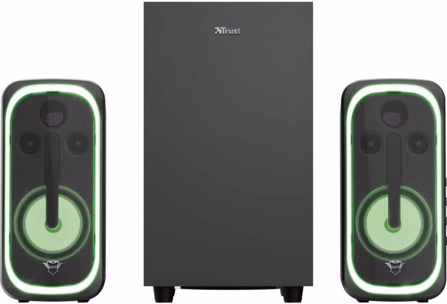 Trust GXT635 Rumax Multiplatform RGB 2.1 Speaker Set PC speaker Zwart