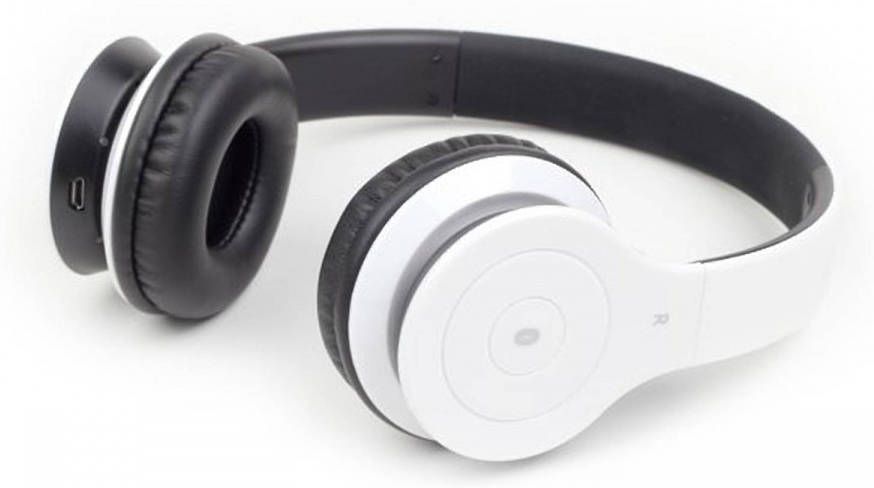 4allshop Gembird Koptelefoon Met Microfoon Bluetooth Wit