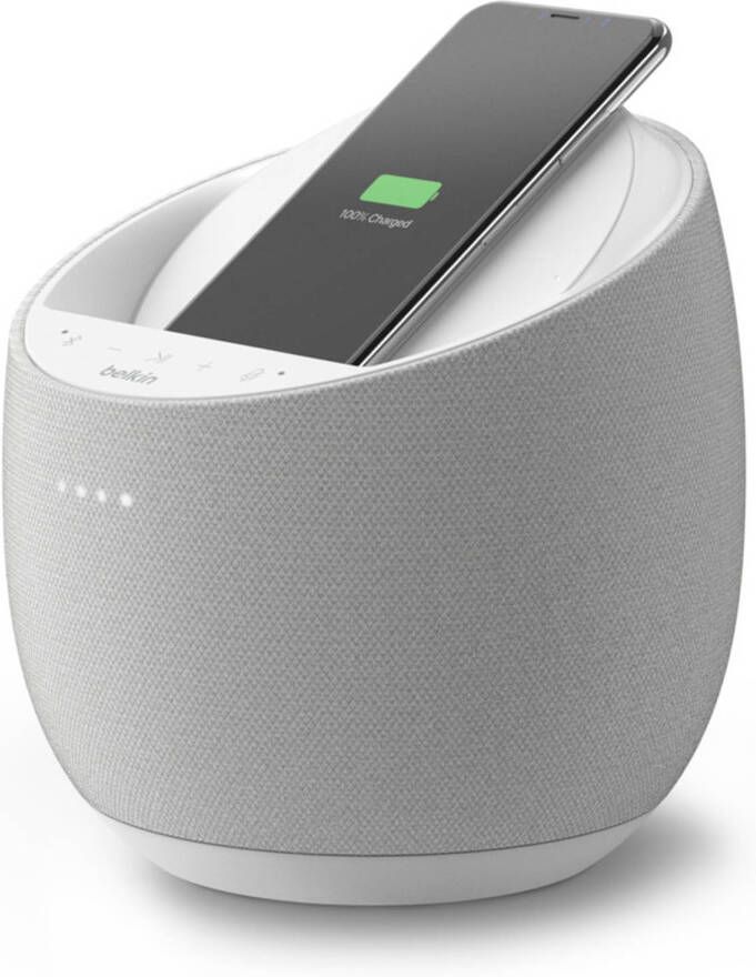 Belkin Smart speaker Soundform Elite(wifi, bluetooth, google assistant, draadloze oplader )