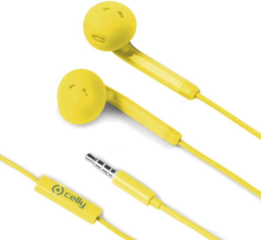 Enjoy2Cook Stereo Oordopjes Fun 35, Geel Kunststof Celly