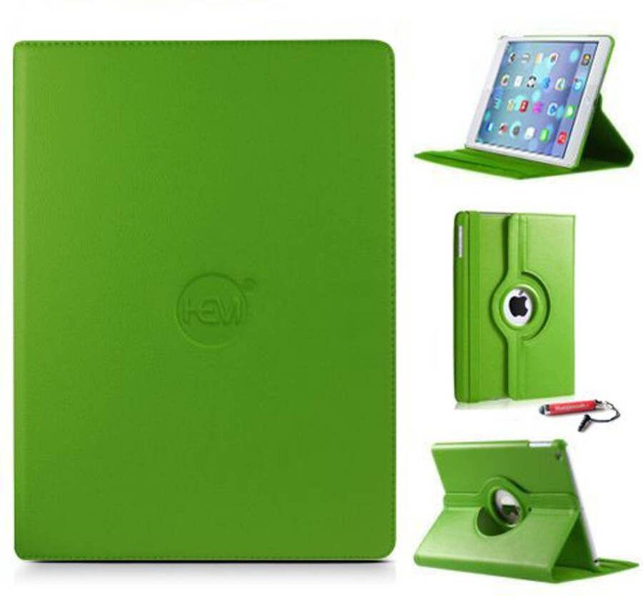 HEM 10 Inch Universele Hoes Groen Met Uitschuifbare Hoesjesweb Stylus Ipad Hoes, Tablethoes