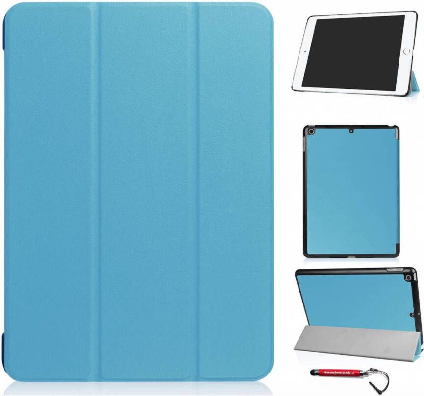 HEM Hoes Ipad 2017 9.7 Newsmart Cover Blauw/Vouw Hoesjes Apple Ipad 2017/Vouw Hoesje Ipad 2017 Ipad Hoes, Tablethoes