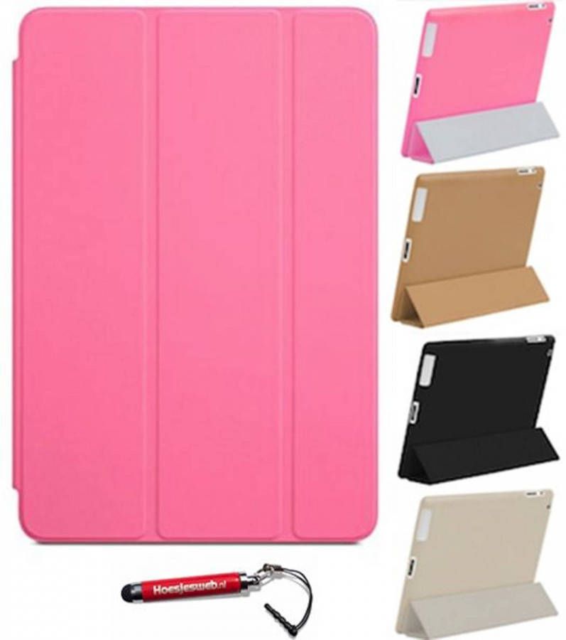 HEM Ipad Hoes Geschikt Voor Ipad Mini 1/Ipad Mini 2/Ipad Mini 3 Roze Smart Cover Ipad Hoes, Tablethoes