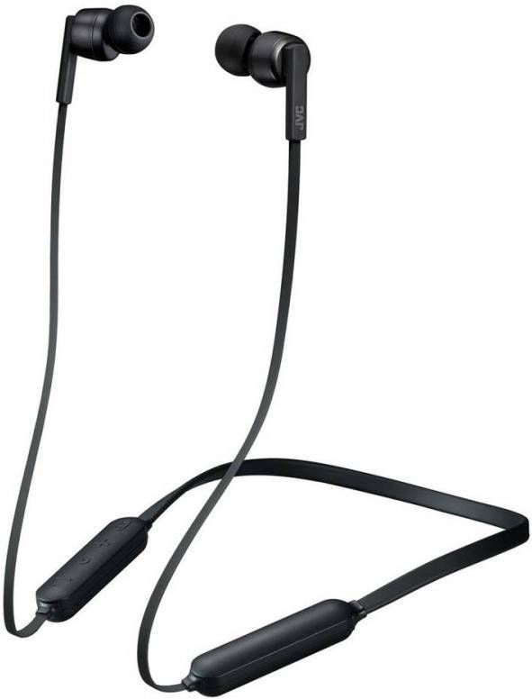 JVC draadloze hoofdtelefoon HA FX65BN(Zwart )