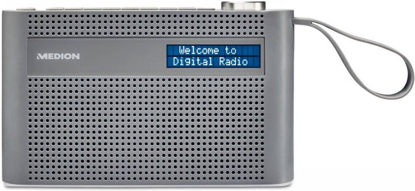 MEDION DAB+ P66007 Draagbare Radio | Bluetooth 5.0 | 3 Watt RMS | Koptelefoon aansluiting | Compact design