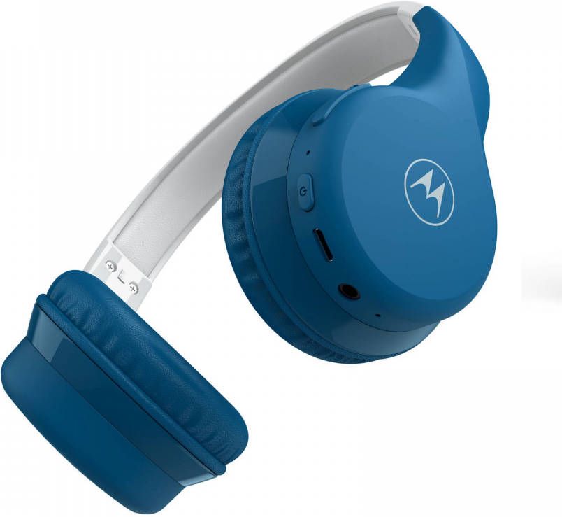 Motorola Sound Kinderkoptelefoon Moto Jr300 Volumebegrenzing Tot 85db Vanaf 3 Jaar Blauw/grijs