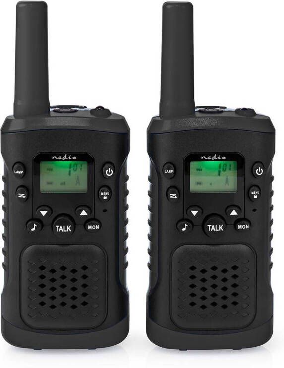 Nedis Walkie Talkie Set Wltk0610bk Zwart