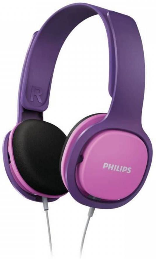 Philips Hoofdtelefoon Voor Kinderen Supra aural Roze/Paars