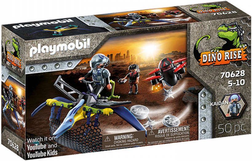 Playmobil ® Constructie speelset Pteranodon Pterandon aanval vanuit de lucht(70628 ), Dino Rise Gemaakt in Europa(50 stuks )
