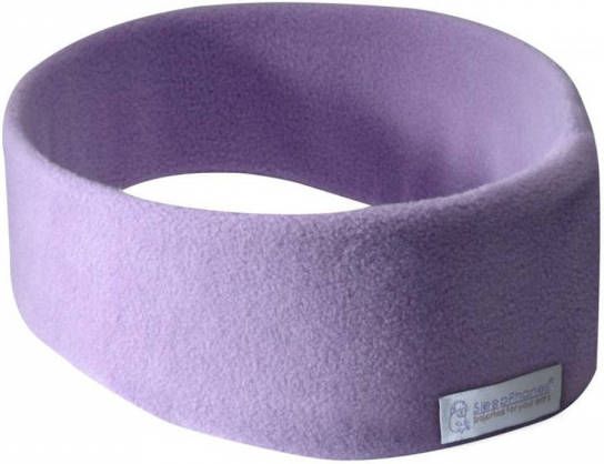 SleepPhones ® Draadloos V8 Fleece Quiet Lavender/lila Large/extra Large