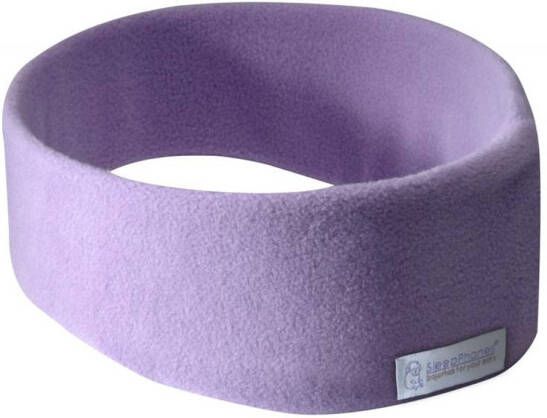 SleepPhones ® Draadloos V8 Fleece Quiet Lavender/lila Small/extra Small