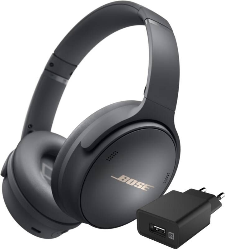 Bose QuietComfort 45 Limited Edition Eclipse Grijs + XtremeMac Oplader met Usb A Poort 12W