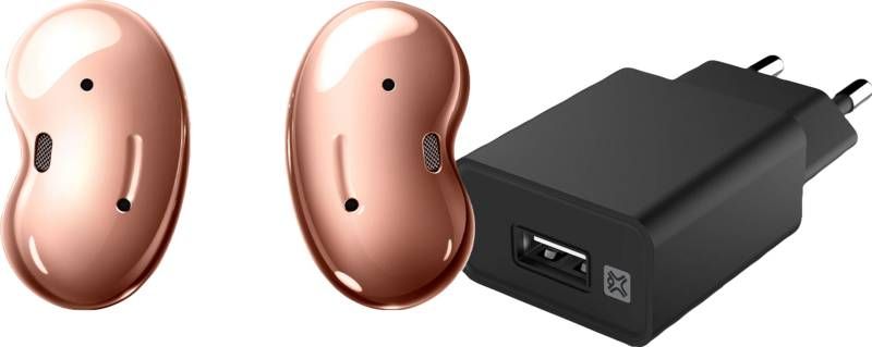 Samsung Galaxy Buds Live Brons + Oplader