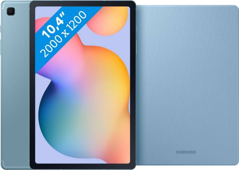 Samsung Galaxy Tab S6 Lite(2022)64 GB Wifi Blauw + Book Case Blauw