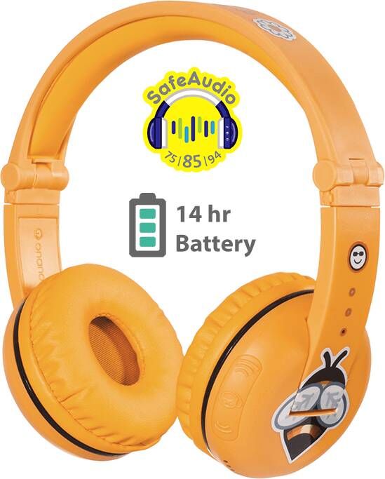 Advance Acoustic Buddyphones Play Over ear BT hoofdtelefoon Geel