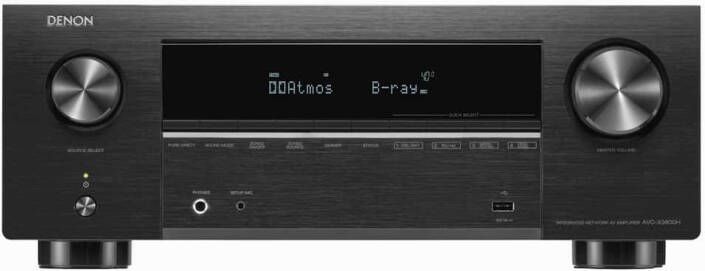 Denon Seconddeal AVC X3800H 9.4 Kanaals 8K AV Receiver Zwart