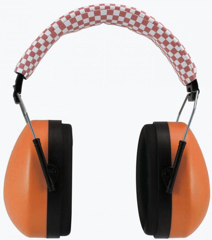 Alecto Alectro Gehoorbeschermer voor baby en peuter BV 710E oranje en zwart