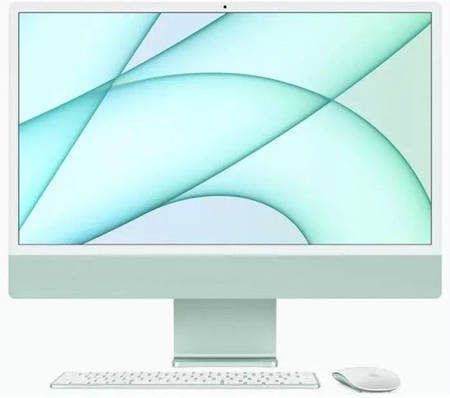 Apple iMac 24"(2021)MGPJ3N/A, M1 chip, 8GB, 512GB ssd, 8 core GPU groen