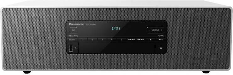 Panasonic SC DM504EG W Micro HiFi Systeem Wit