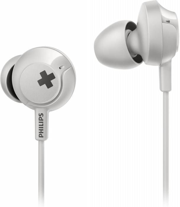 Philips In ear Oordopjes She4305wt/00 Krachtig Basgeluid Met Microfoon Wit