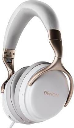 Denon AH GC25NC Over Ear hoofdtelefoon wit