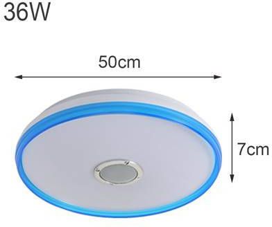 FURNILUX 36W LED plafondlamp met bluetooth speaker dimbaar