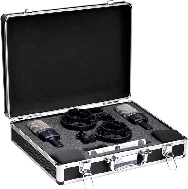AKG C214 Condensator studio microfoon stereo set