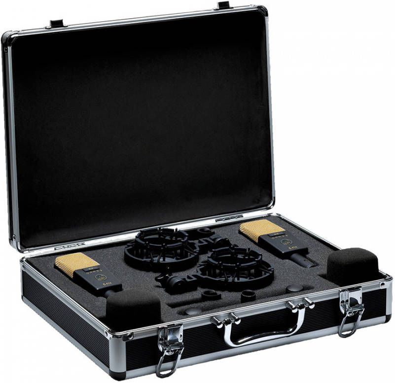 AKG C 414 XLII ST condensator studiomicrofoon matched set