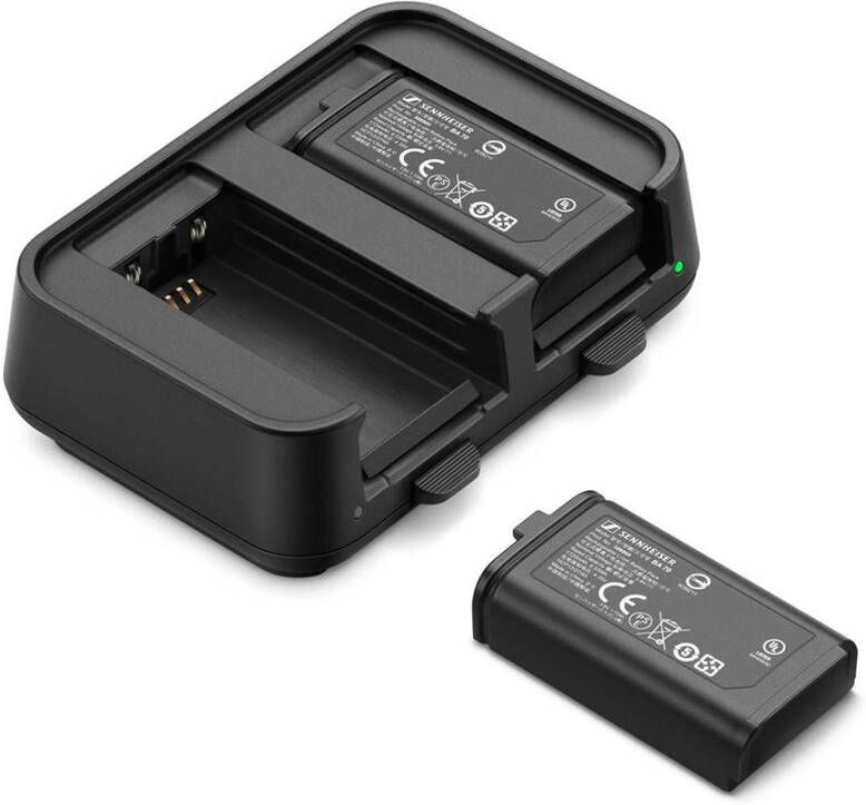 Sennheiser EW D charging set dubbele L 70 USB oplader + 2x BA 70 accu's