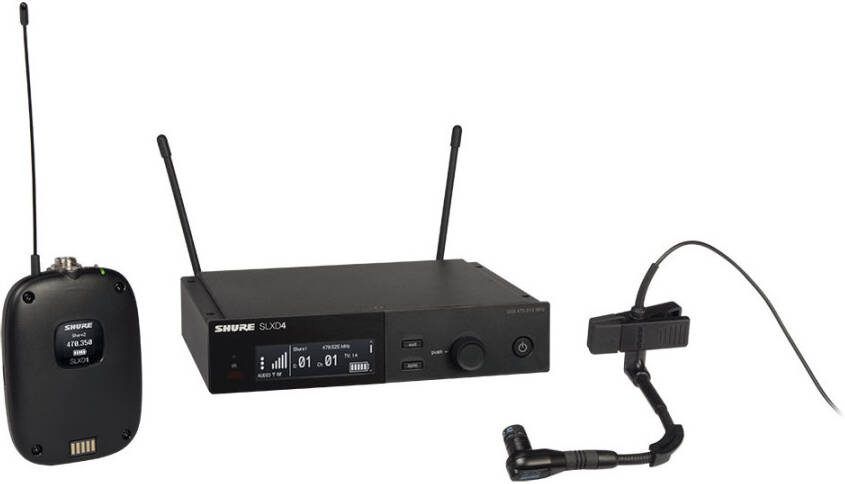 Shure SLXD14/B98H K59 draadloze Beta98H/C instrument microfoon set