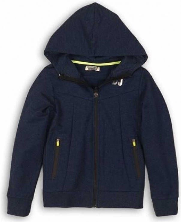 DJ Dutchjeans ! Jongens Vest Maat 122 Donkerblauw Katoen/polyester