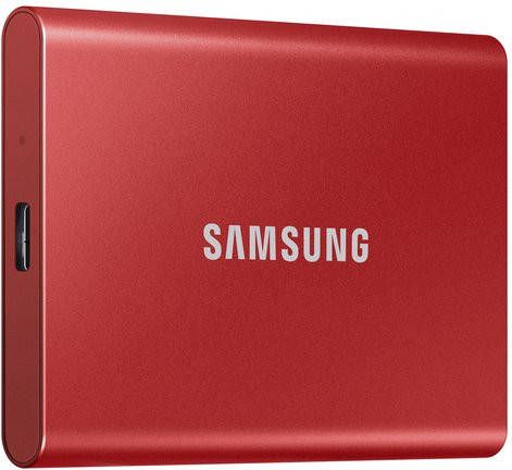 Samsung Externe Ssd T7 Usb Type C Kleur Rood 500 Gb