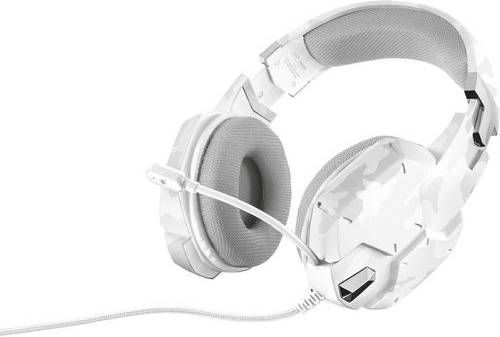 Trust GXT 322W Gaming Headset Witte Camouflage Headset