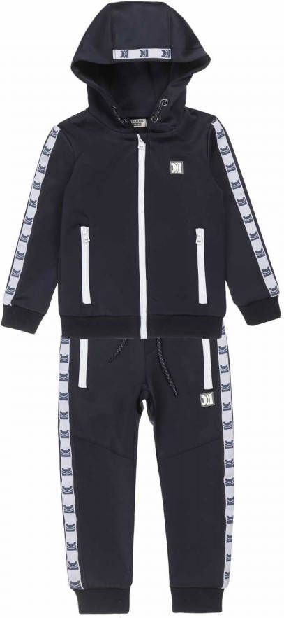 DJ Dutchjeans ! Jongens Tweedelige Set -- Donkerblauw Polyester/elasthan