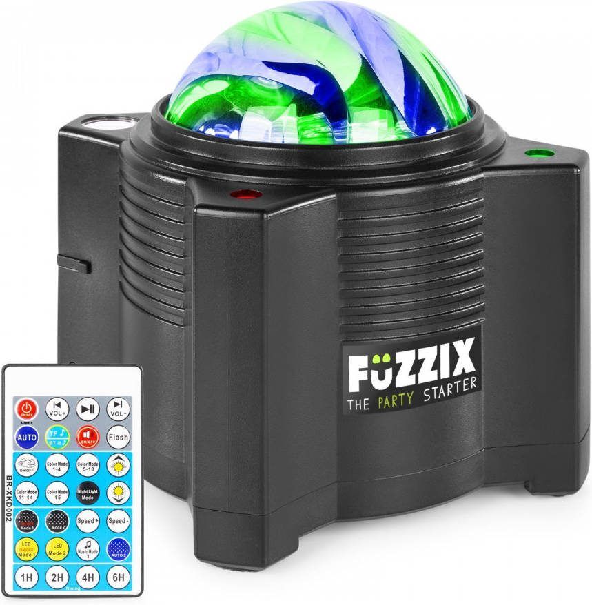 Fuzzix AurorA galaxy projector Accu sterrenhemel projector met