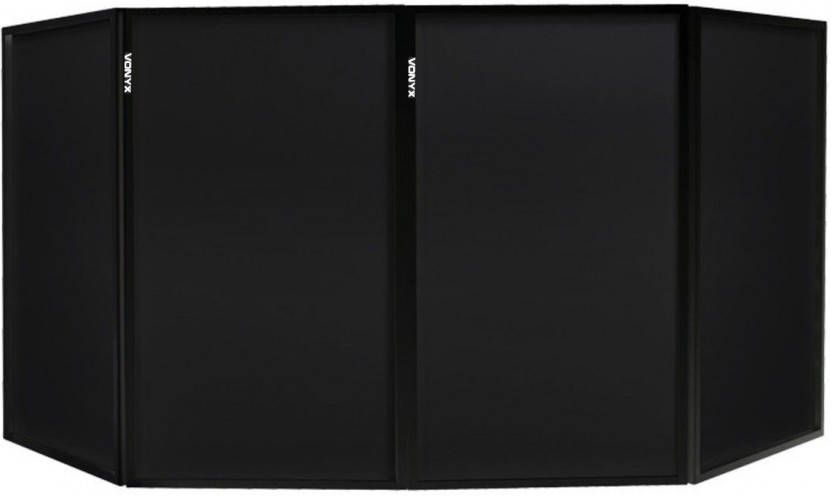 Vonyx Lycra doekenset voor DB2/DB2B DJ Booths Zwart