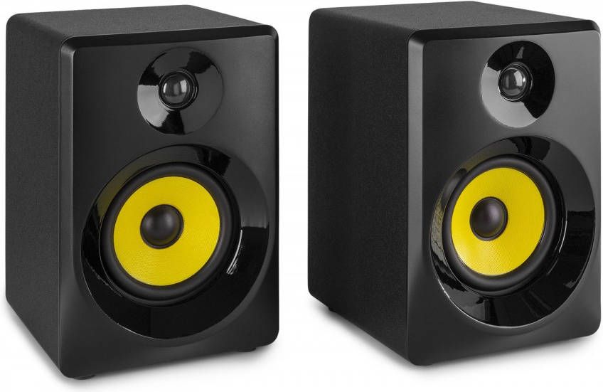 Vonyx SMN50B actieve studio monitor speakers 140W Zwart