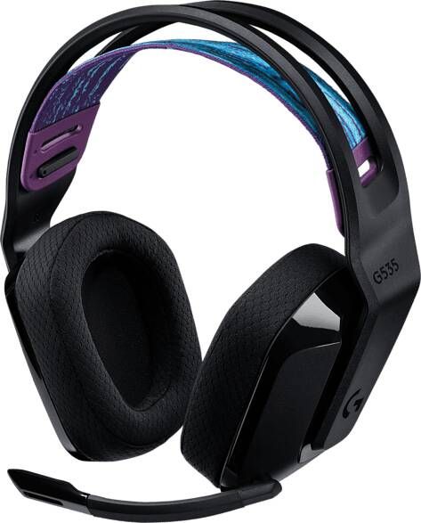 Logitech G 535 Lightspeed Draadloze Gaming headset Zwart