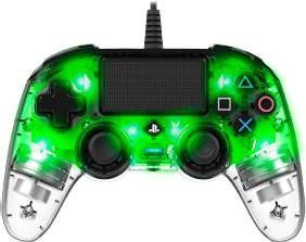 Nacon PlayStation 4 official wired compact LED controller groen