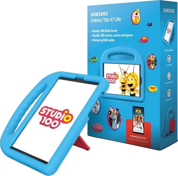 Samsung tablet Tab A7 Lite 32GB Studio 100 bundel(Zwart )