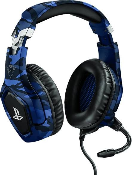 Trust Gxt 488 Forze PS4 Gaming Headset Playstation Camo Blauw