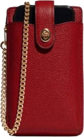Coach Turnlock keten Telefoontas , Rood, Dames