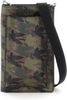 ETRO pegaflying cardholder phone holder , Groen, Heren
