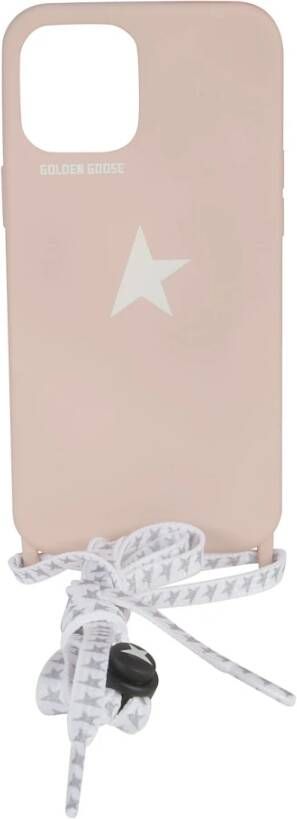 Golden Goose Star Lace Trimmed iPhone 12/12 Pro Case , Roze, Heren