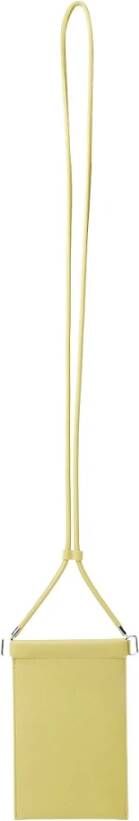 Maison Margiela Signature Stitch Phone Pouch , Geel, Heren