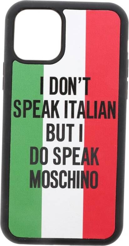 Moschino Telefoon accessoire , Rood, Unisex
